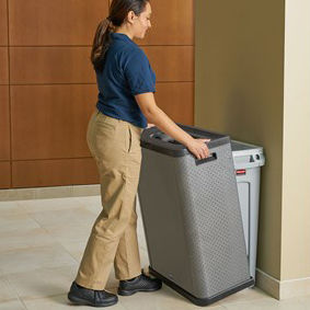 Containerform-Abfallbehälter - ELEVATE™ - Rubbermaid Commercial Products - System / Metall / für den Innenraum