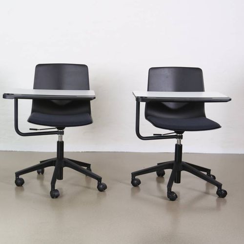 Konferenzstuhl mit Ablage -  FOUR®SURE 66 - Ocee Design - mit Rollen / mit Sterngestell / für Gewerbegebrauch