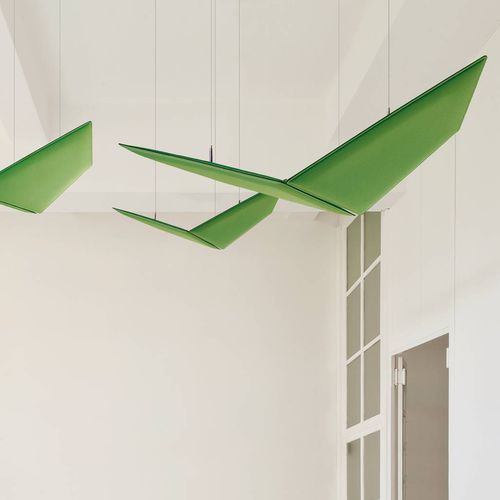 Stahl-Akustikbaffel - V-FLAP - Ocee Design - hängend / Dekor