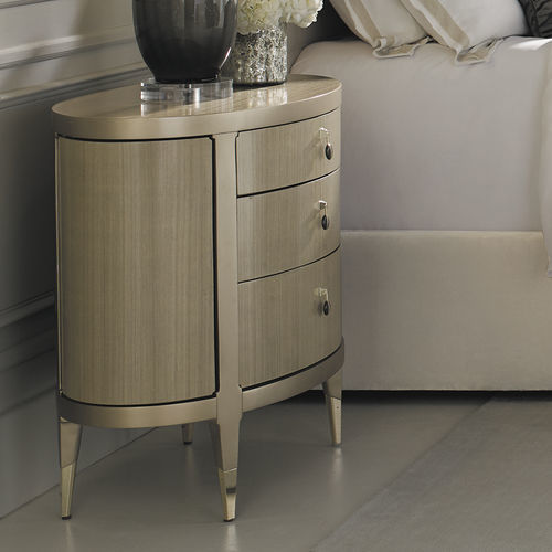 Moderner Nachttisch - A DREAM COME TRUE - CARACOLE - lackiertes Holz / Holzfurnier / Gestell aus lackiertem Holz