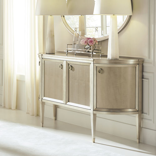 Sideboard mit hohen Beinen - A-DOOR IT - CARACOLE - klassisch / Ahornholz / lackiertes Metall