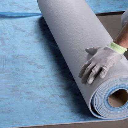 Elastische Trittschalldämmung / Paneel - MAPESILENT - MAPEI GB - Rollen / Bitumen / Polyester