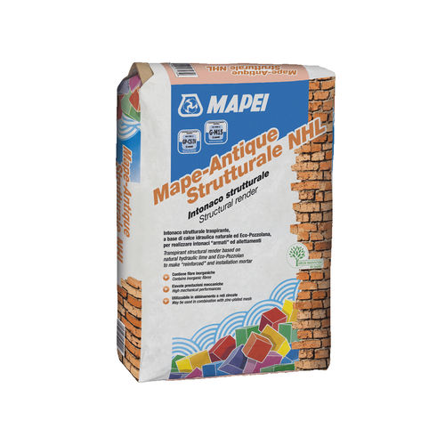 Restaurierungsmörtel - MAPE-ANTIQUE STRUTTURALE NHL - MAPEI GB - für Mauerwerk / hydraulisch / Kalk
