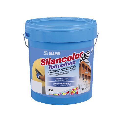Schutzputz - SILANCOLOR AC TONACHINO - MAPEI GB - Spachtel / für den Innenraum / für Außenbereich