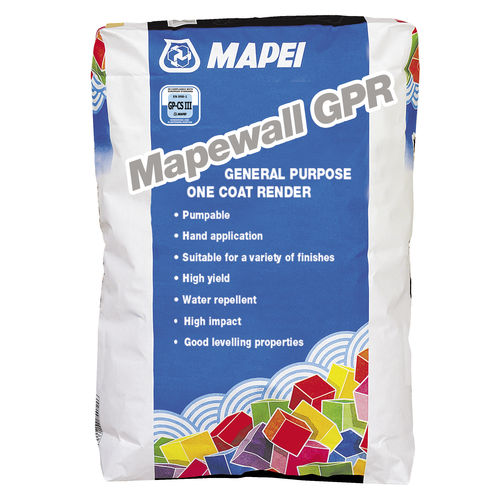 Mörtel für selbstnivelierenden Estrich - MAPEWALL GPR - MAPEI GB - für Mauerwerk / für Zement / Pulver