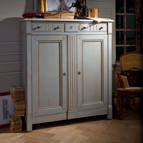 Klassischer Kleiderschrank - LOGIS - Michel Ferrand - Holz / mit Schwingtür / mit Schublade