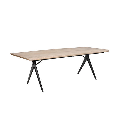 Moderner Tisch - MIRAGE - Michel Ferrand - Holz / Gestell aus Metall / rechteckig