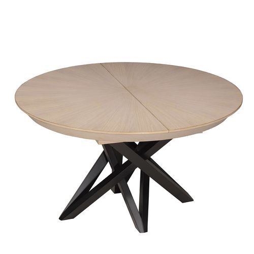 Moderner Tisch - Spark - Michel Ferrand - Holz / Gestell aus Holz / rund