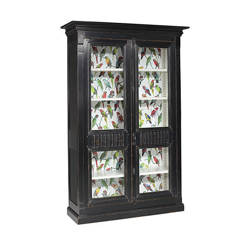 Klassische Vitrine - Harcourt - Michel Ferrand - Holz / mit Schwingtüren / für Gewerbegebrauch
