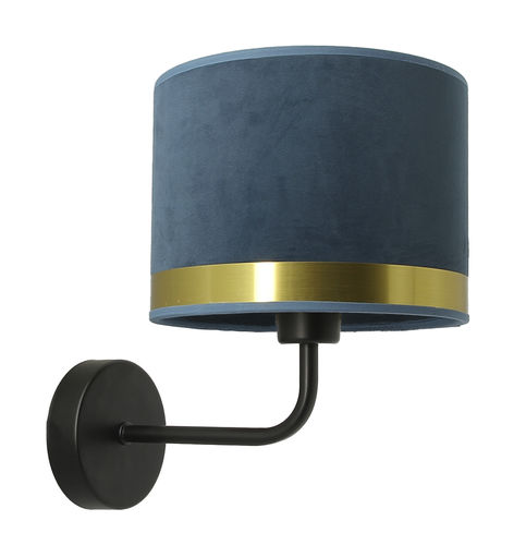 Wandleuchte / Art Deco - METROPOLIGHT - für den Innenraum / Metall / Samt