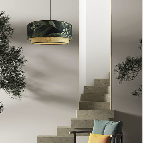 Hängelampe - STRATOS SAGAIE - METROPOLIGHT - Stoff / modern / mit Kabel