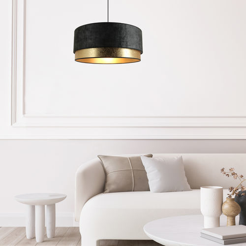Hängelampe - BOURBON  - METROPOLIGHT - Samt / PVC / modern