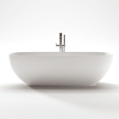 Ovale Badewanne - OVAL - Disenia - freistehend / für Wohnungen / Verbundwerkstoff