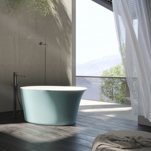 Ovale Badewanne - LEVANTE - Disenia - freistehend / für Wohnungen / Verbundwerkstoff