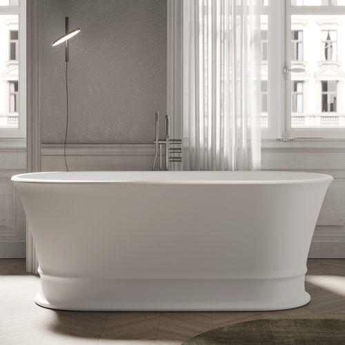 Ovale Badewanne - DEKÒ - Disenia - freistehend / für Wohnungen / Verbundwerkstoff
