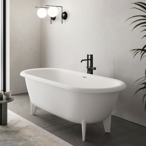 Ovale Badewanne - Rialto  - Disenia - auf Füßen / für Wohnungen / Cristalplant®