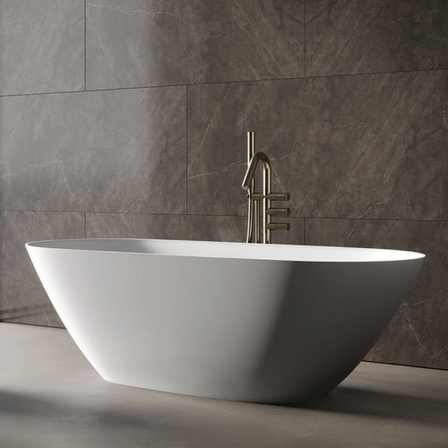 Ovale Badewanne - Home - Disenia - freistehend / für Wohnungen / Verbundwerkstoff
