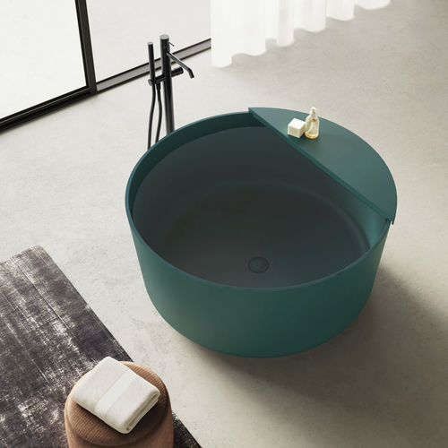 Runde Badewanne - Soul  - Disenia - freistehend / für Wohnungen / Verbundwerkstoff