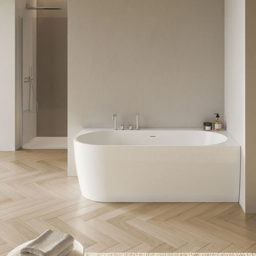 Badewanne für Eckeinbau - DHELIA - Disenia - in Wandnähe / für Wohnungen / zur beruflichen Nutzung