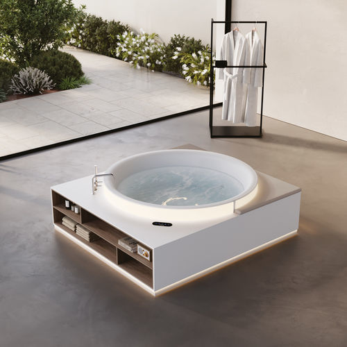 Runde Badewanne - ARETUSA - Disenia - freistehend / für Wohnungen / zur beruflichen Nutzung