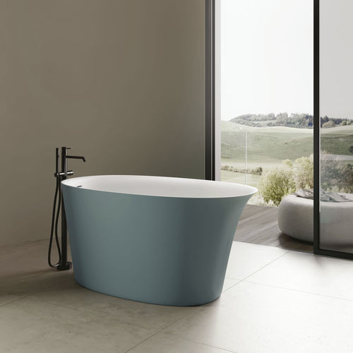 Ovale Badewanne - LEVANTE - Disenia - freistehend / für Wohnungen / Verbundwerkstoff