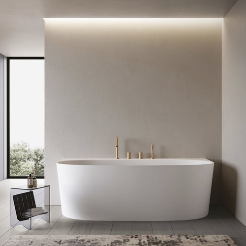 Ovale Badewanne - BULL - Disenia - freistehend / für Wohnungen / Mineralguss