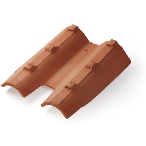 Dachziegel / Mönch Nonnen - BICOPPO® ROSSO - Fornace laterizi Vardanega Isidoro srl - Kappen / Ton / doppelt