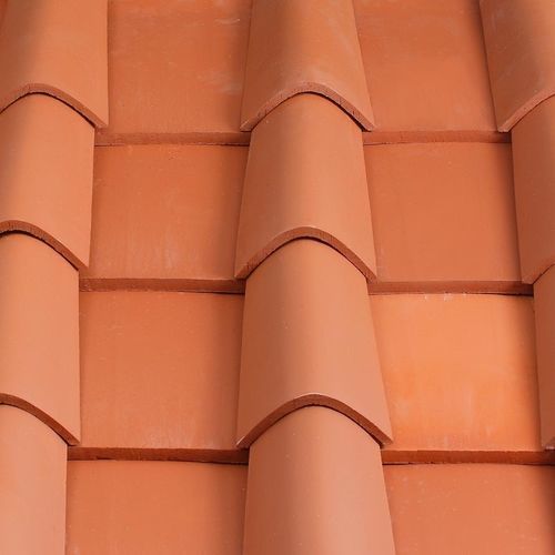 Imbrex-Dachziegel - UNIKA® EMBRICE ROMANO ROSSO - Fornace laterizi Vardanega Isidoro srl - First / Ton / Großformat
