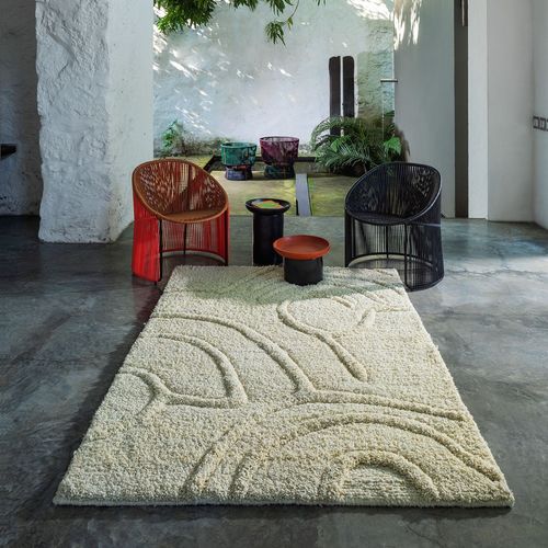 Klassischer Teppich - ZENUES - ames - Motiv / Wolle / rechteckig