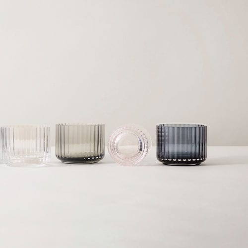 Kerzenhalter / geblasenes Glas - 201293 - LYNGBY PORCELÆN