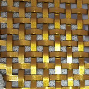 Gewobenes Metall / Edelstahl - XY-3310P - Hebei Shuolong Metal Products Co.,Ltd - mit Quadratmaschen / Dekor