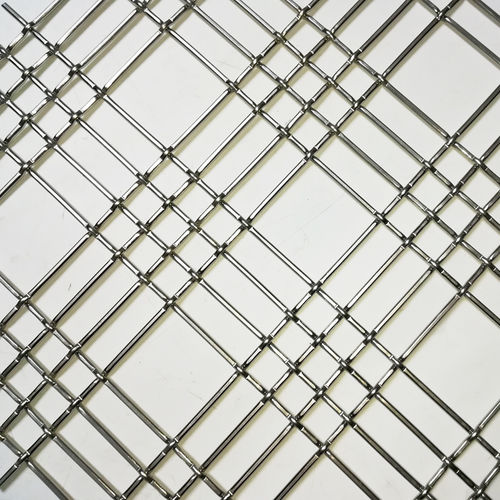 Edelstahl-Metallgewebe - XY-4417 - Hebei Shuolong Metal Products Co.,Ltd - für Fassadenverkleidung / mit Quadratmaschen