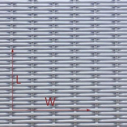 Gewobenes Metall / Aluminium - XY-1228 - Hebei Shuolong Metal Products Co.,Ltd - für Fassaden / Langmaschen / weiß