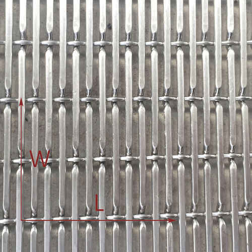 Gewobenes Metall / Edelstahl - XY-6010S - Hebei Shuolong Metal Products Co.,Ltd - für Decke / Langmaschen / Dekor