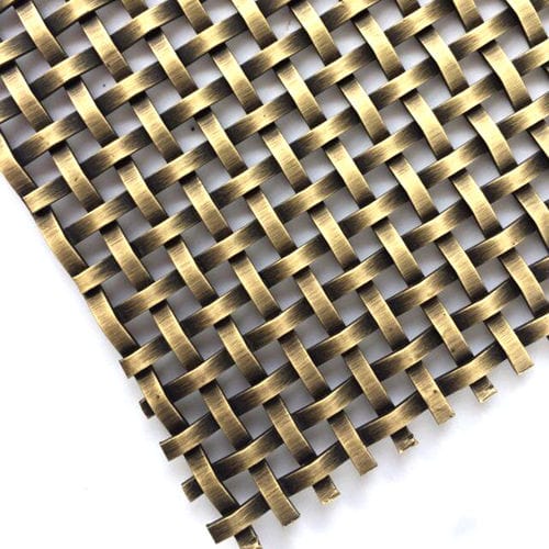 Gewobenes Metall / Edelstahl - XY-2276GO - Hebei Shuolong Metal Products Co.,Ltd - für Decke / mit Quadratmaschen / gold