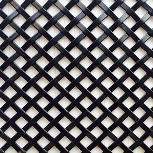 Gewobenes Metall / Edelstahl - XY-1510PVC - Hebei Shuolong Metal Products Co.,Ltd - für Trennwand / mit Quadratmaschen / schwarz
