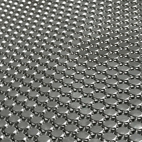 Gewobenes Metall / Edelstahl - XY-1548 - Hebei Shuolong Metal Products Co.,Ltd - für Fassadenverkleidung / mit engen Maschen / silberfarben