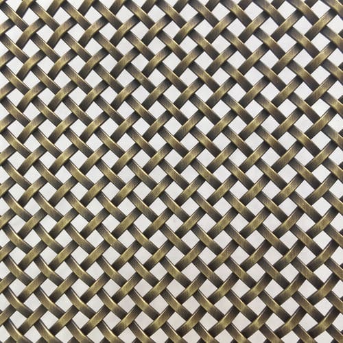 Gewobenes Metall / Edelstahl - XY-2027G - Hebei Shuolong Metal Products Co.,Ltd - für Trennwand / mit Quadratmaschen / gold