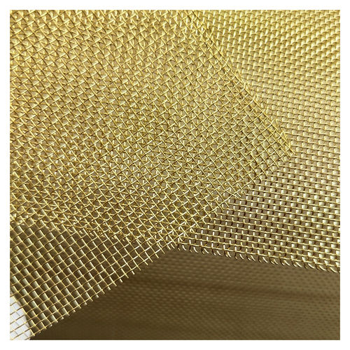 Metall-Geflecht / zur Glaslaminierung - XY-R-1625 - Hebei Shuolong Metal Products Co.,Ltd - Kupfer / für Paneele / Langmaschen