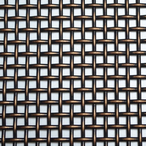 Gewobenes Metall / Edelstahl - XY-1593G - Hebei Shuolong Metal Products Co.,Ltd - für Innenausbau / mit Quadratmaschen / kupferfarben