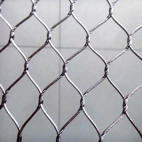 Metall-Geflecht / Edelstahl - SL-B - Hebei Shuolong Metal Products Co.,Ltd - für Umzäunungen / für Fassaden / Rautenmaschen