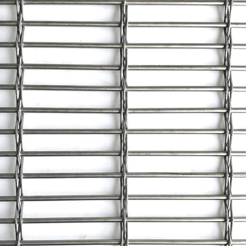 Gewobenes Metall / Edelstahl - XY-M4528 - Hebei Shuolong Metal Products Co.,Ltd - für Vorhangfassade / Langmaschen / silberfarben