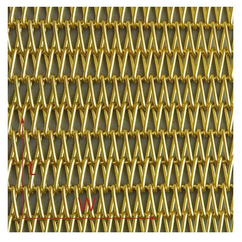 Gewobenes Metall / Kupfer - XY-A1015T  - Hebei Shuolong Metal Products Co.,Ltd - für Innenausbau / gedrehte Drähte / gold