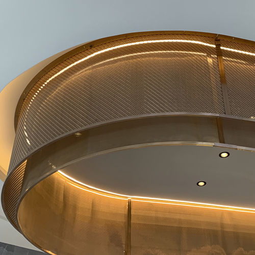 Metall-Geflecht für Decke - XY-5211PVD - Hebei Shuolong Metal Products Co.,Ltd - Edelstahl / gewebt / mit engen Maschen