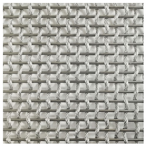 Edelstahl-Metallgewebe - XY-M4322 - Hebei Shuolong Metal Products Co.,Ltd - zur Außenraumgestaltung / mit engen Maschen / Dekor