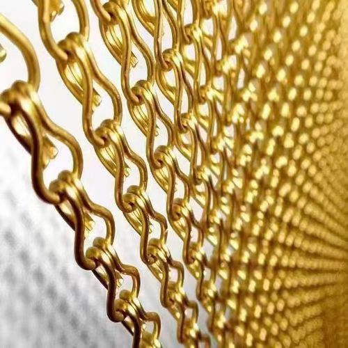 Kettengliedvorhang - XY-Chain - Hebei Shuolong Metal Products Co.,Ltd - Motiv / Aluminium