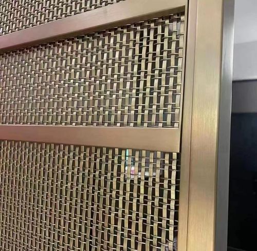 Gewobenes Metall / Edelstahl - XY-1513P - Hebei Shuolong Metal Products Co.,Ltd - für Trennwand / für Möbel / für die Innenarchitektur