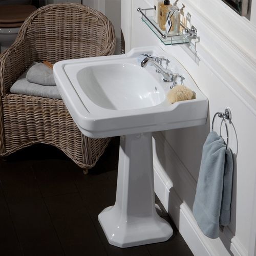 Klassisches Waschbecken - 600 - Albion Bath Co - bodenstehend / Porzellan / Hochglanz