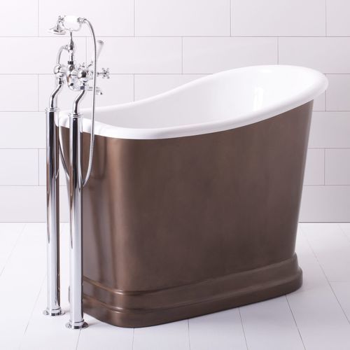 Ovale Badewanne - TUBBY TORRE - Albion Bath Co - freistehend / in Wandnähe / für Wohnungen
