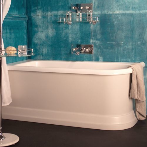 Badewanne für Eckeinbau - TORRE  - Albion Bath Co - freistehend / in Wandnähe / für Wohnungen